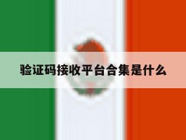 验证码接收平台合集是什么