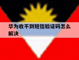 华为收不到短信验证码怎么解决
