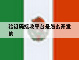 验证码接收平台是怎么开发的