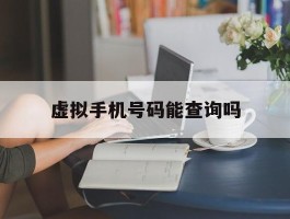 虚拟手机号码能查询吗