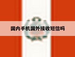 国内手机国外接收短信吗