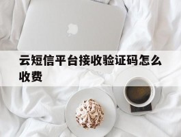 云短信平台接收验证码怎么收费