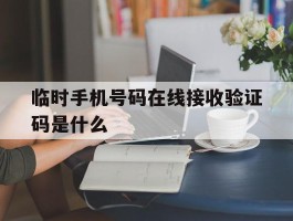 临时手机号码在线接收验证码是什么