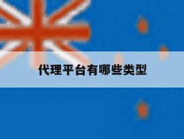 代理平台有哪些类型