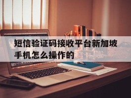 短信验证码接收平台新加坡手机怎么操作的