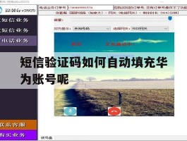 短信验证码如何自动填充华为账号呢