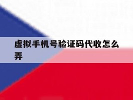 虚拟手机号验证码代收怎么弄