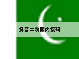 抖音二次国内接码