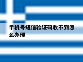 手机号短信验证码收不到怎么办理